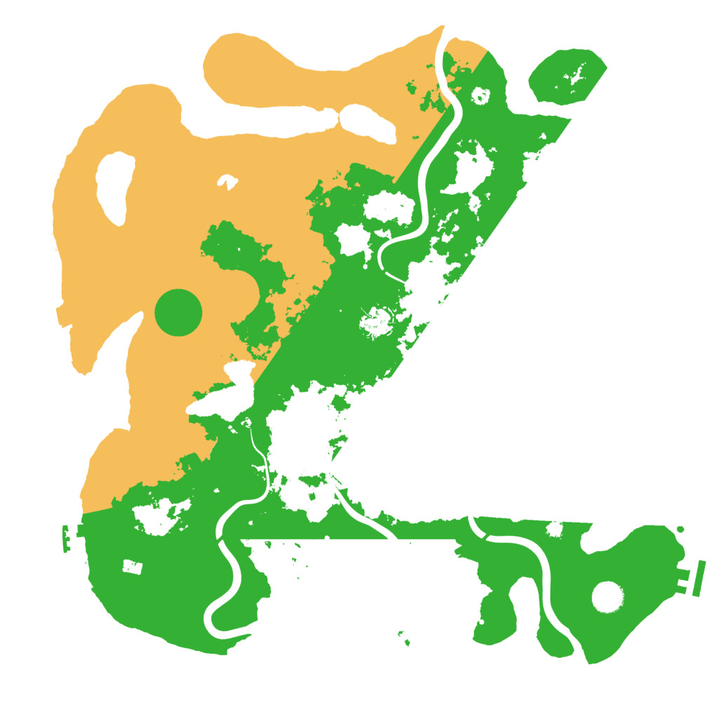 Biome Rust Map: Procedural Map, Size: 4000, Seed: 253423