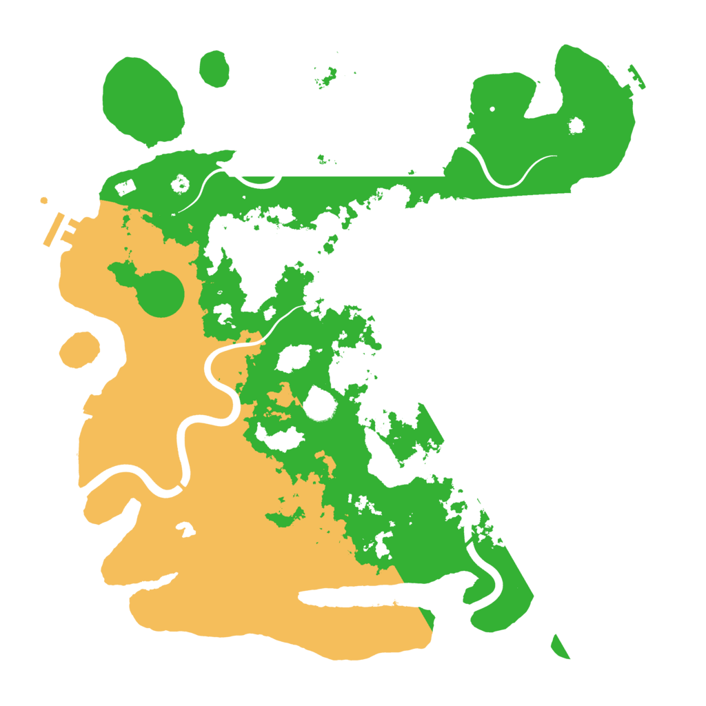 Biome Rust Map: Procedural Map, Size: 4000, Seed: 13928