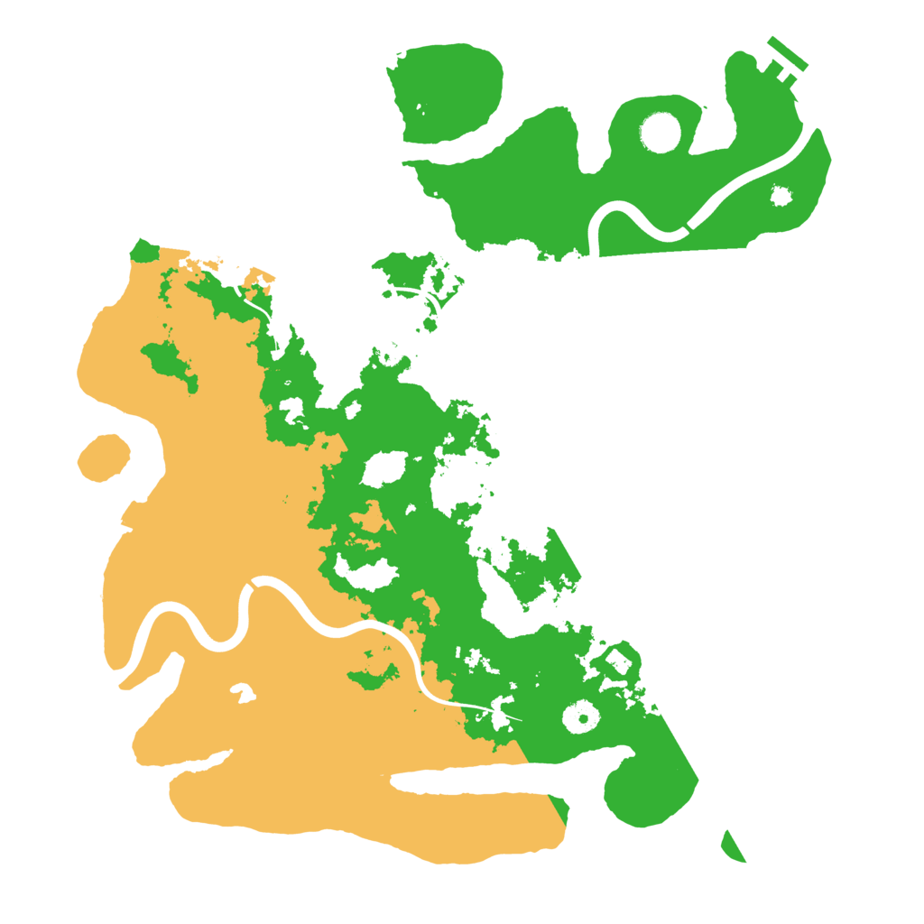 Biome Rust Map: Procedural Map, Size: 4000, Seed: 13928