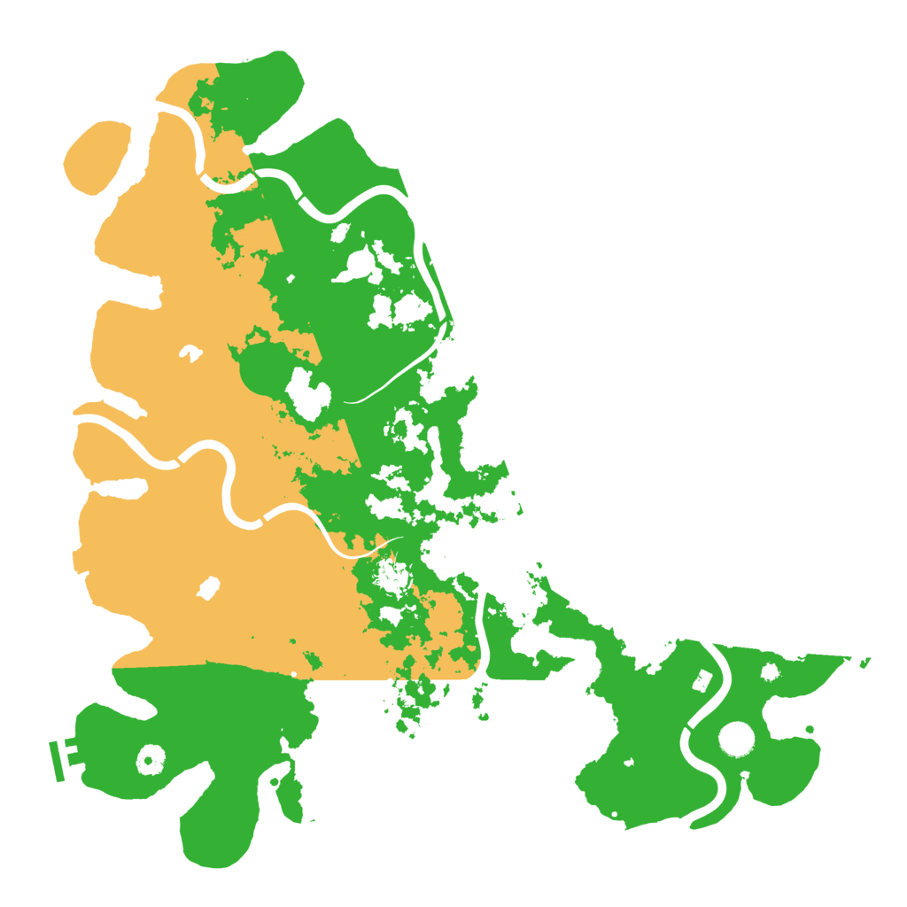 Biome Rust Map: Procedural Map, Size: 4500, Seed: 3558
