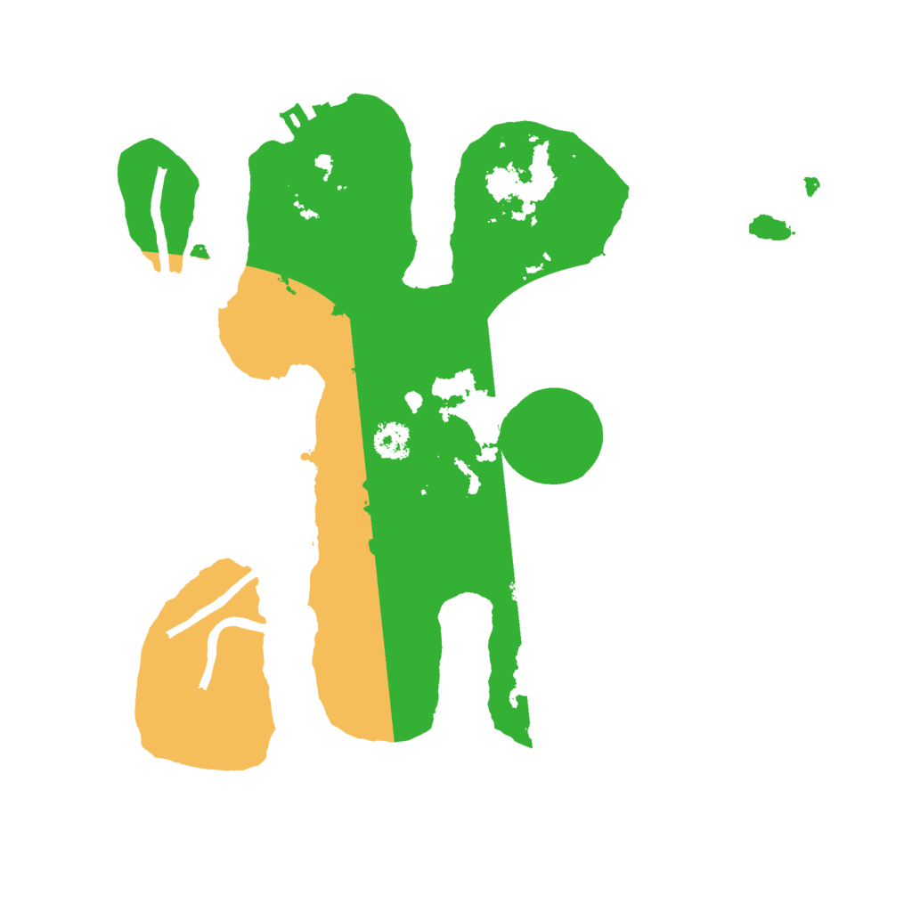 Biome Rust Map: Procedural Map, Size: 2500, Seed: 663560255