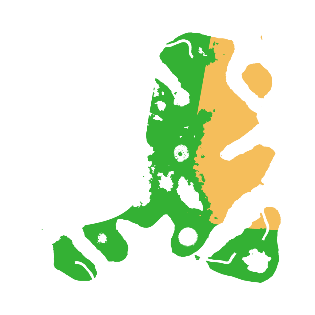 Biome Rust Map: Procedural Map, Size: 3000, Seed: 539335618