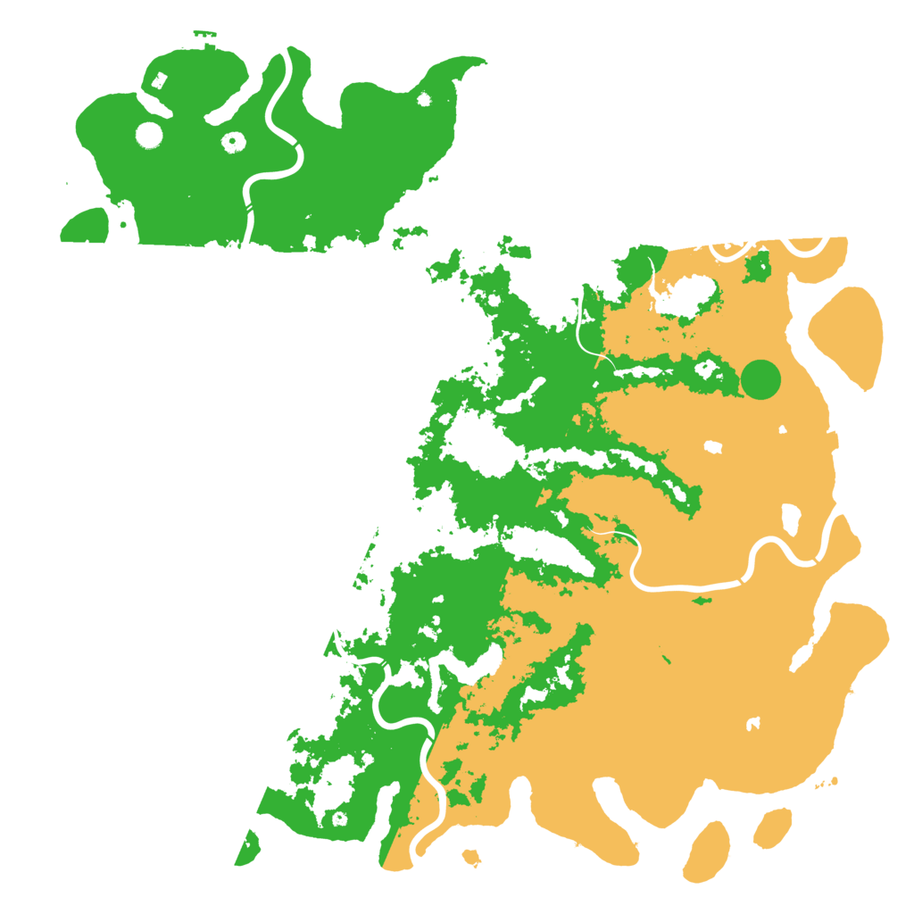Biome Rust Map: Procedural Map, Size: 6000, Seed: 111990395