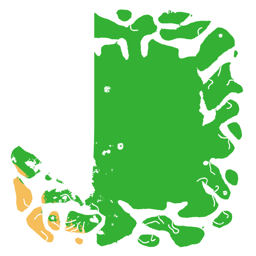 Biome Rust Map: Procedural Map, Size: 6000, Seed: 58642