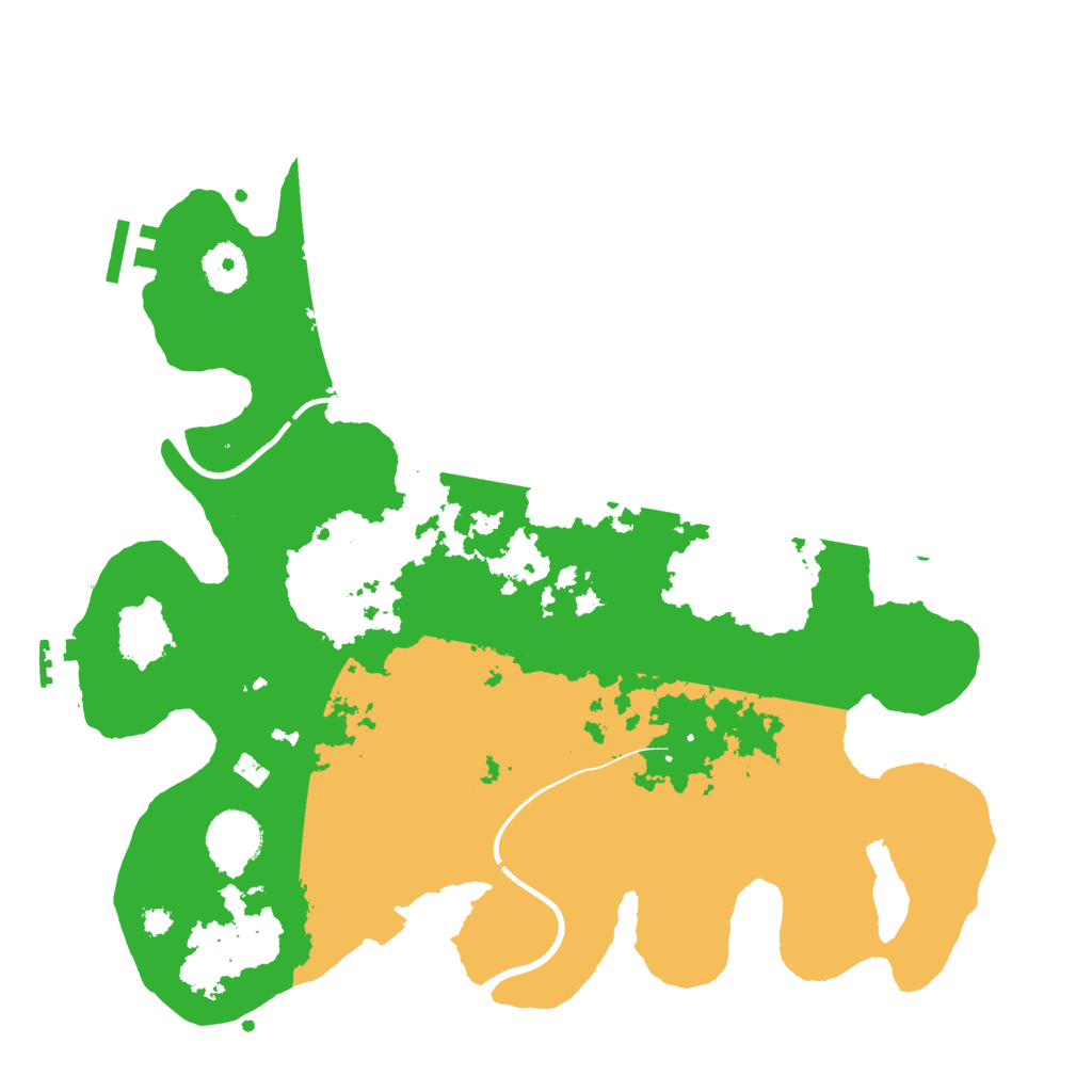 Biome Rust Map: Procedural Map, Size: 3500, Seed: 850901715