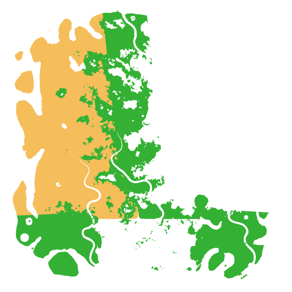Biome Rust Map: Procedural Map, Size: 6000, Seed: 1852897979
