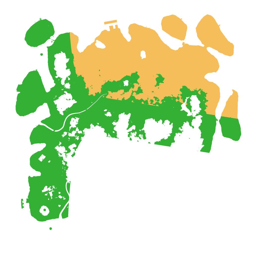 Biome Rust Map: Procedural Map, Size: 4000, Seed: 55733312