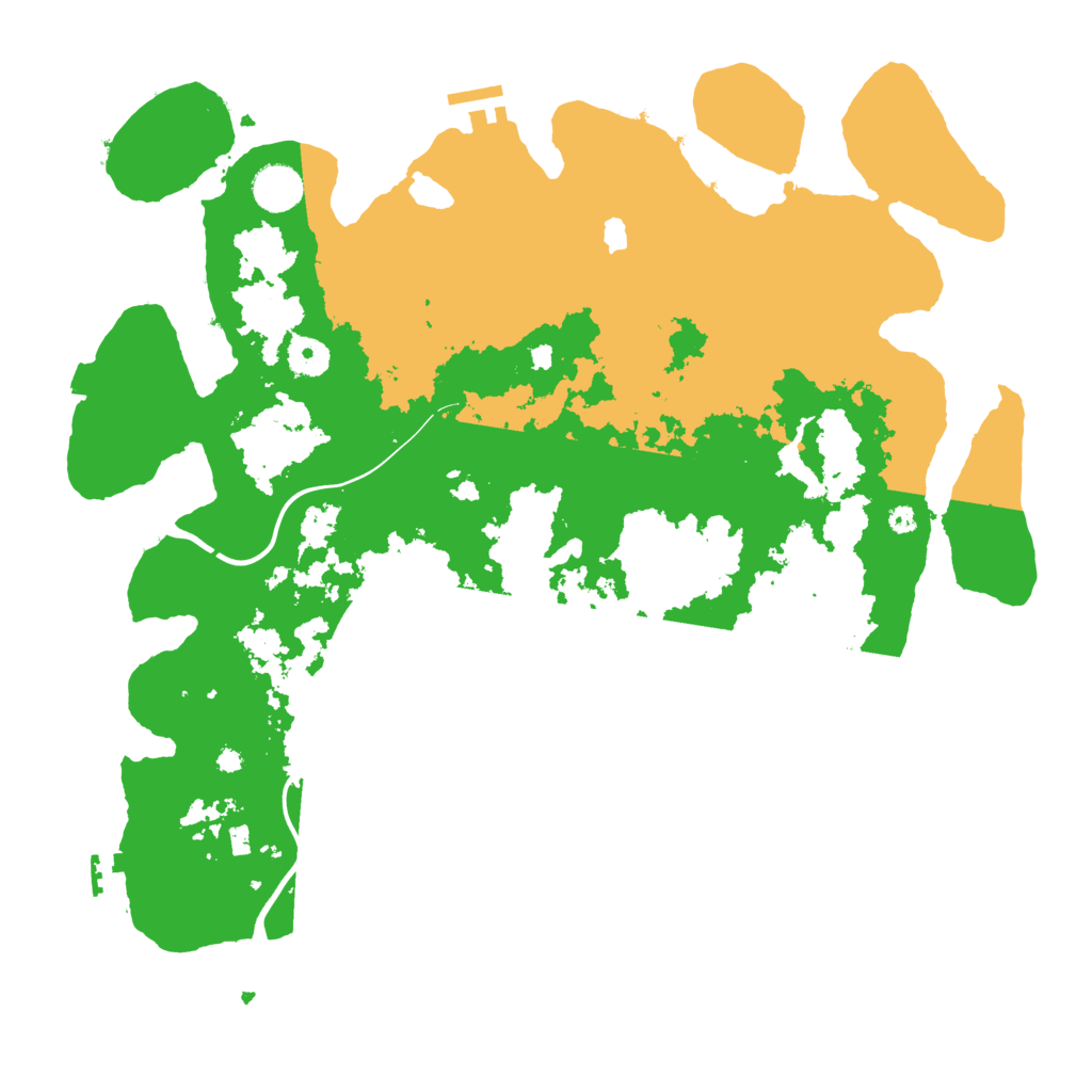 Biome Rust Map: Procedural Map, Size: 4000, Seed: 55733312