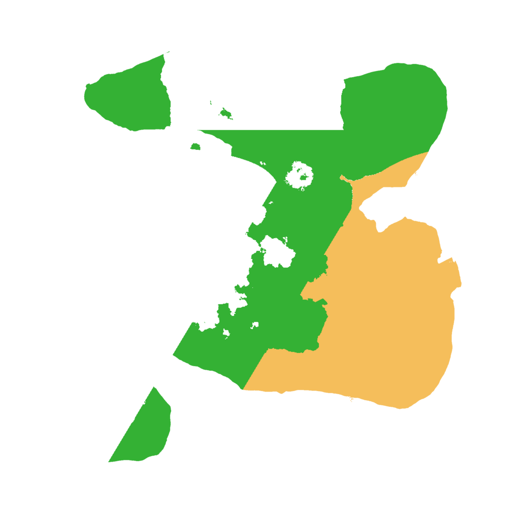 Biome Rust Map: Procedural Map, Size: 2000, Seed: 111123