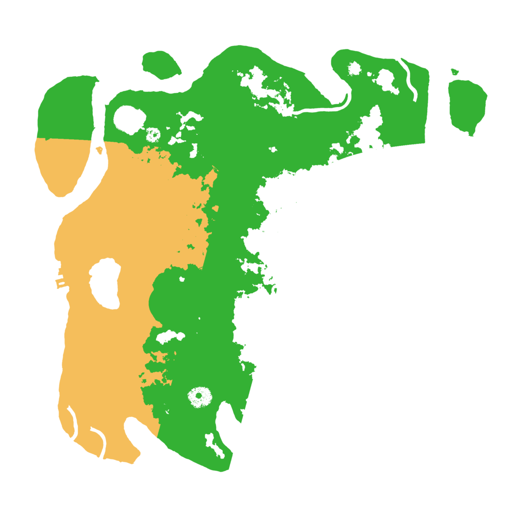 Biome Rust Map: Procedural Map, Size: 3500, Seed: 1247183222