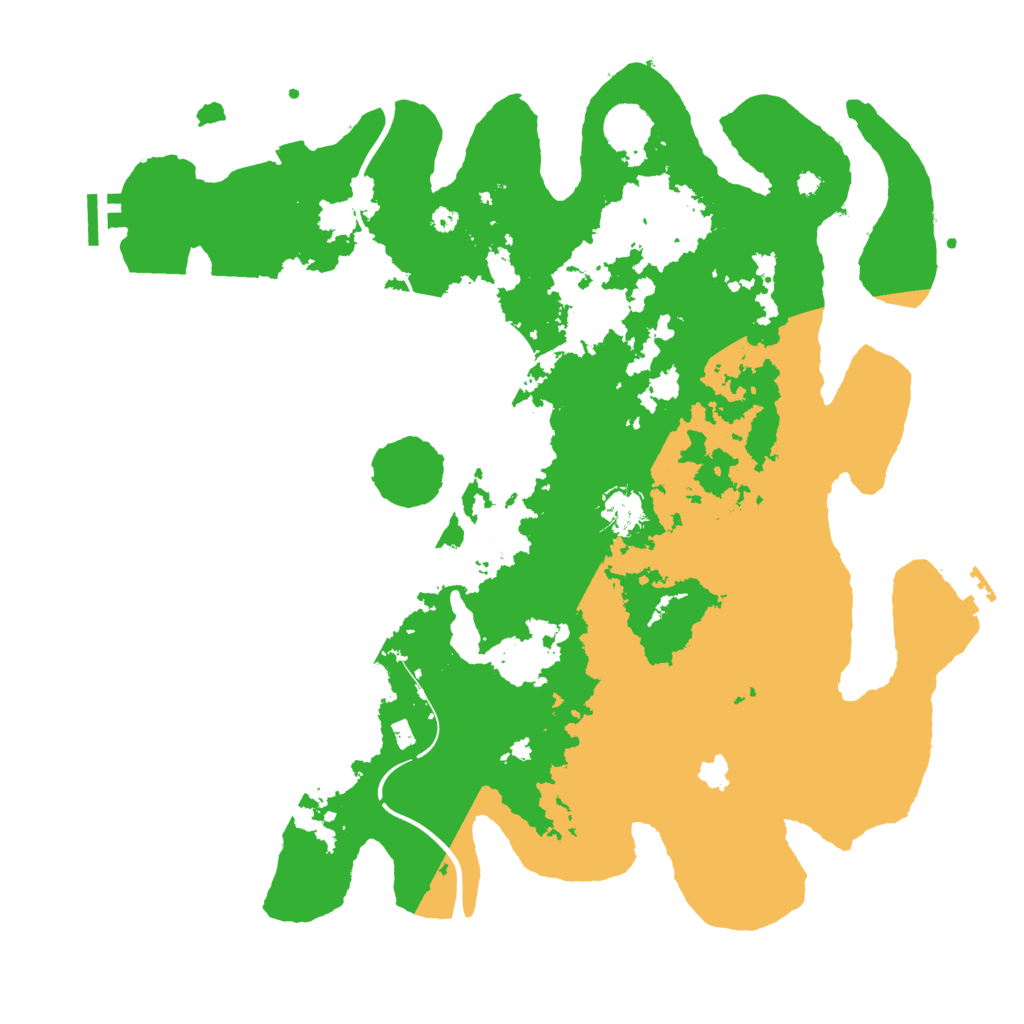 Biome Rust Map: Procedural Map, Size: 4000, Seed: 45578445