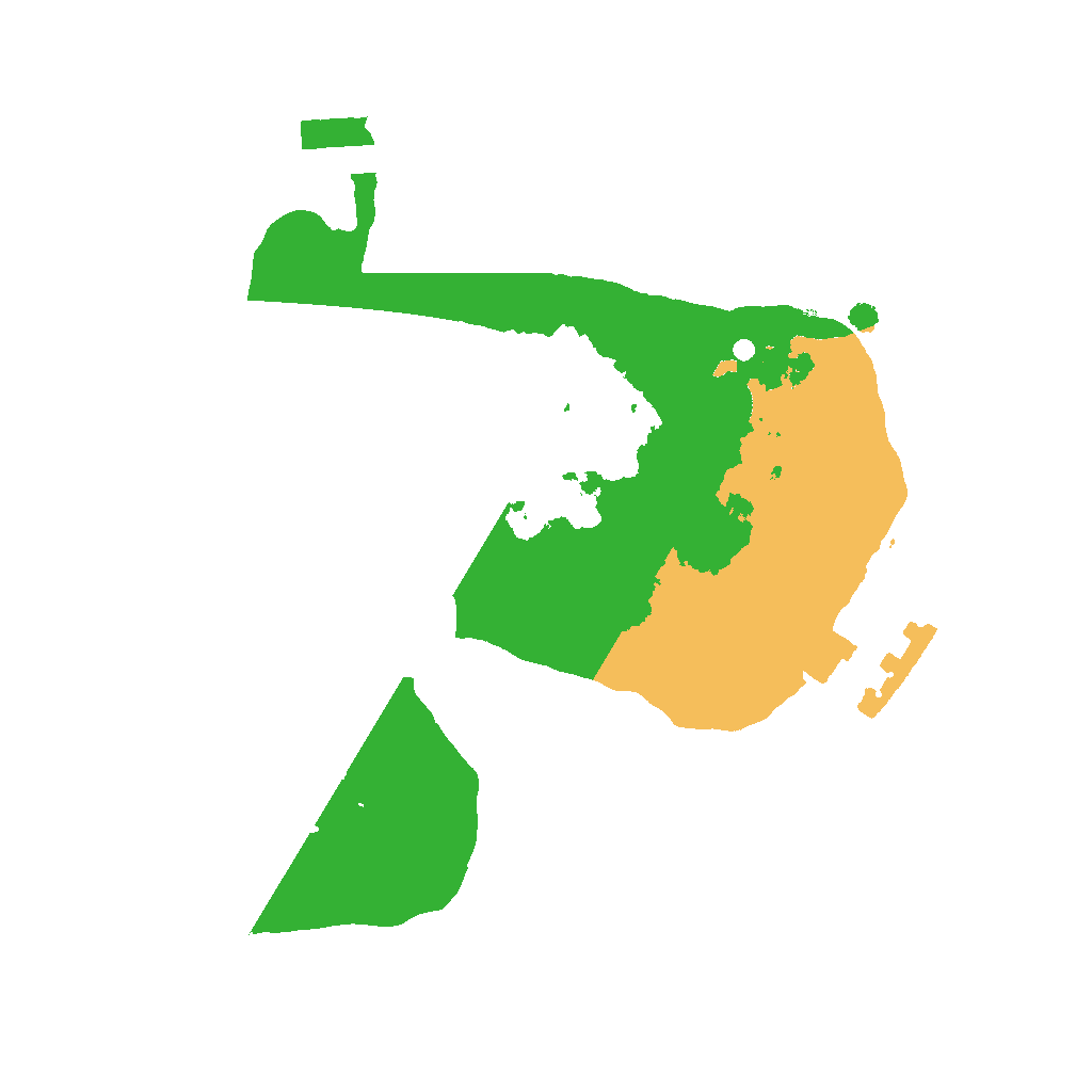 Biome Rust Map: Procedural Map, Size: 1500, Seed: 111123