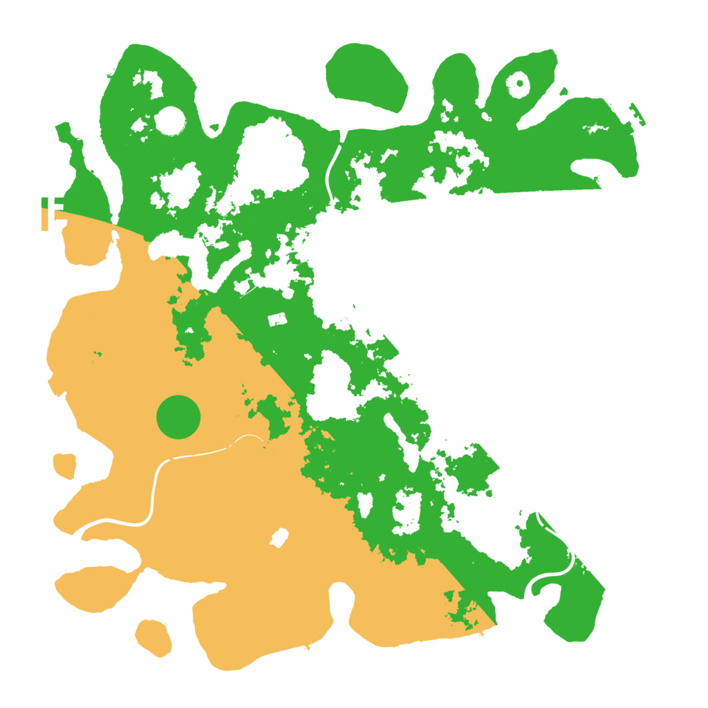 Biome Rust Map: Procedural Map, Size: 4250, Seed: 13907