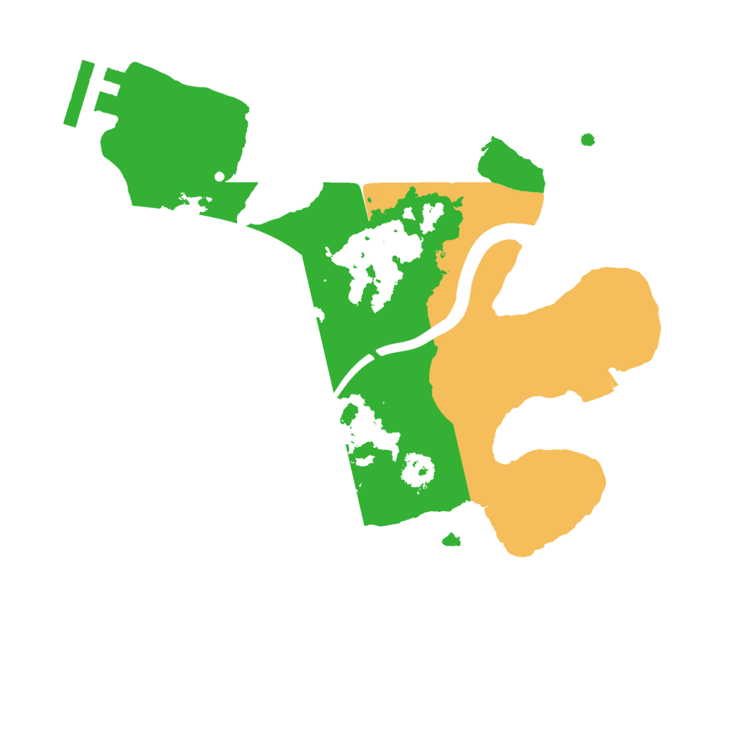 Biome Rust Map: Procedural Map, Size: 2200, Seed: 1780420007