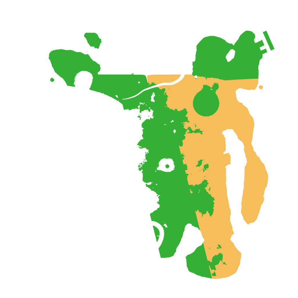 Biome Rust Map: Procedural Map, Size: 3000, Seed: 14517