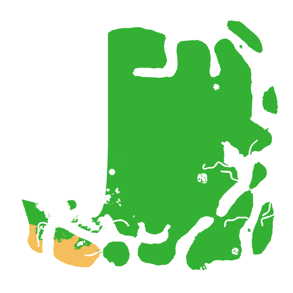 Biome Rust Map: Procedural Map, Size: 4200, Seed: 5641651