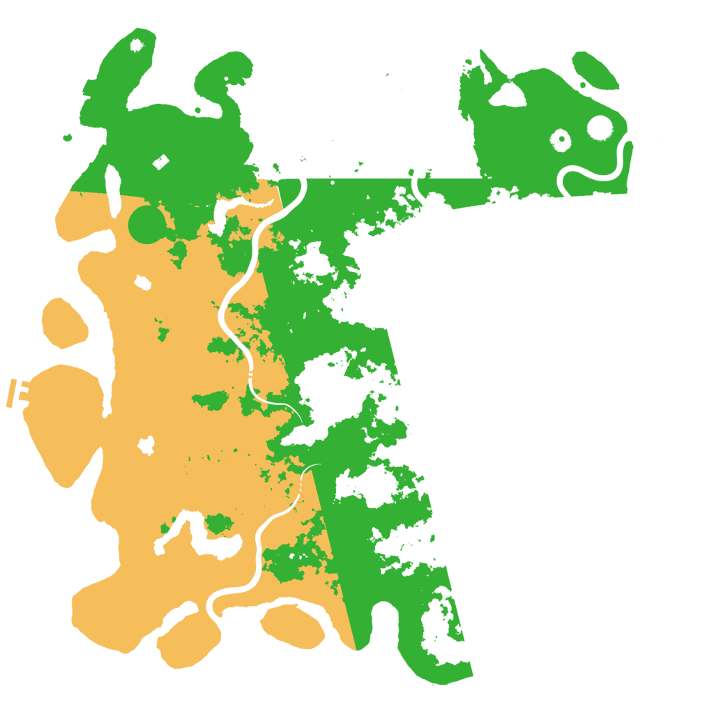 Biome Rust Map: Procedural Map, Size: 5000, Seed: 159153356