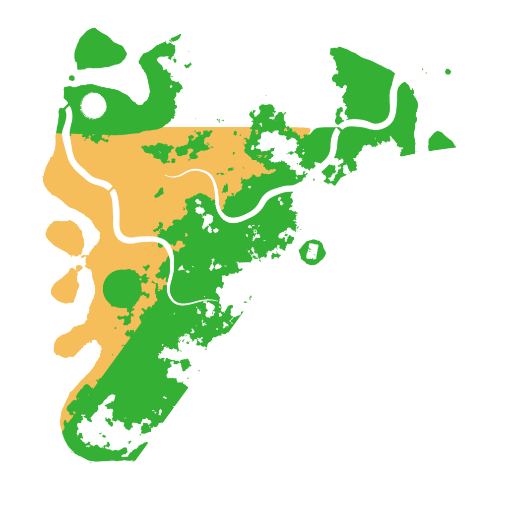 Biome Rust Map: Procedural Map, Size: 3500, Seed: 179998