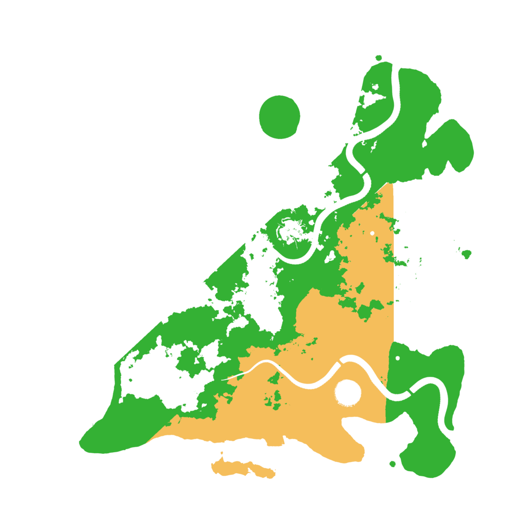 Biome Rust Map: Procedural Map, Size: 3500, Seed: 65584