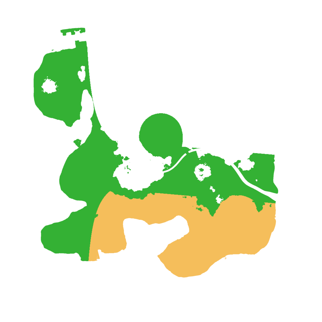 Biome Rust Map: Procedural Map, Size: 2000, Seed: 251421549