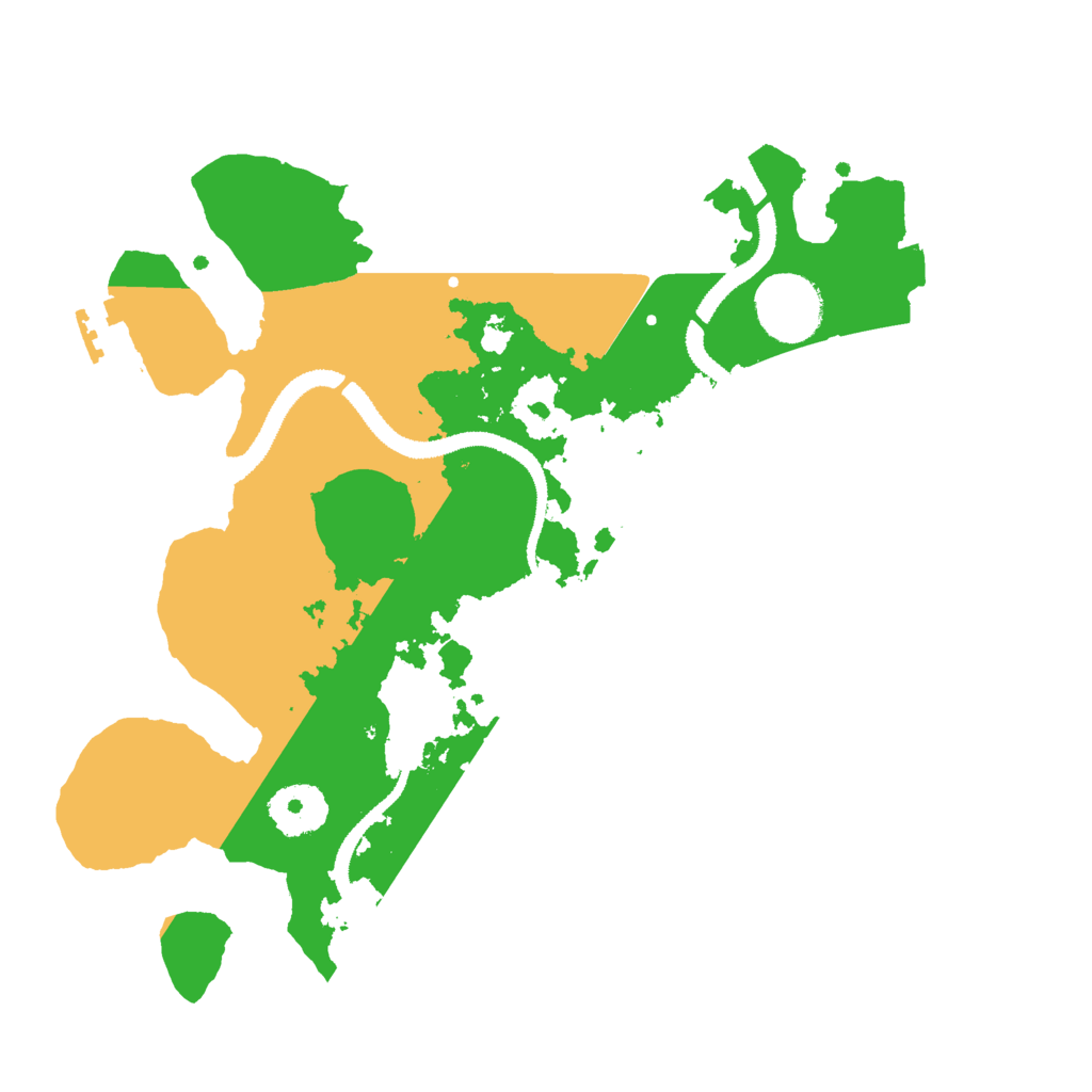 Biome Rust Map: Procedural Map, Size: 3000, Seed: 91752