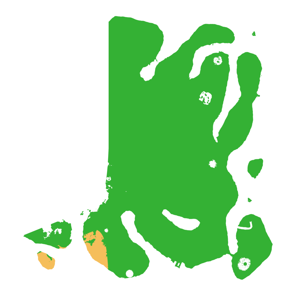 Biome Rust Map: Procedural Map, Size: 3500, Seed: 514185165