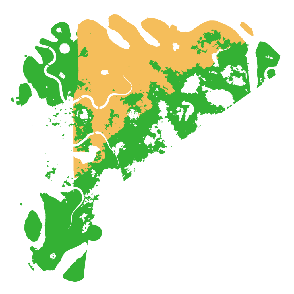 Biome Rust Map: Procedural Map, Size: 5000, Seed: 101005