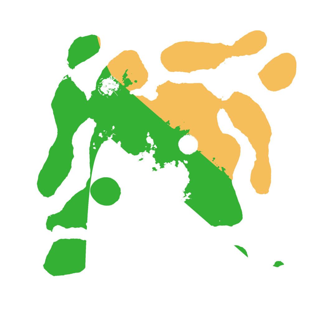 Biome Rust Map: Barren, Size: 3000, Seed: 132303423