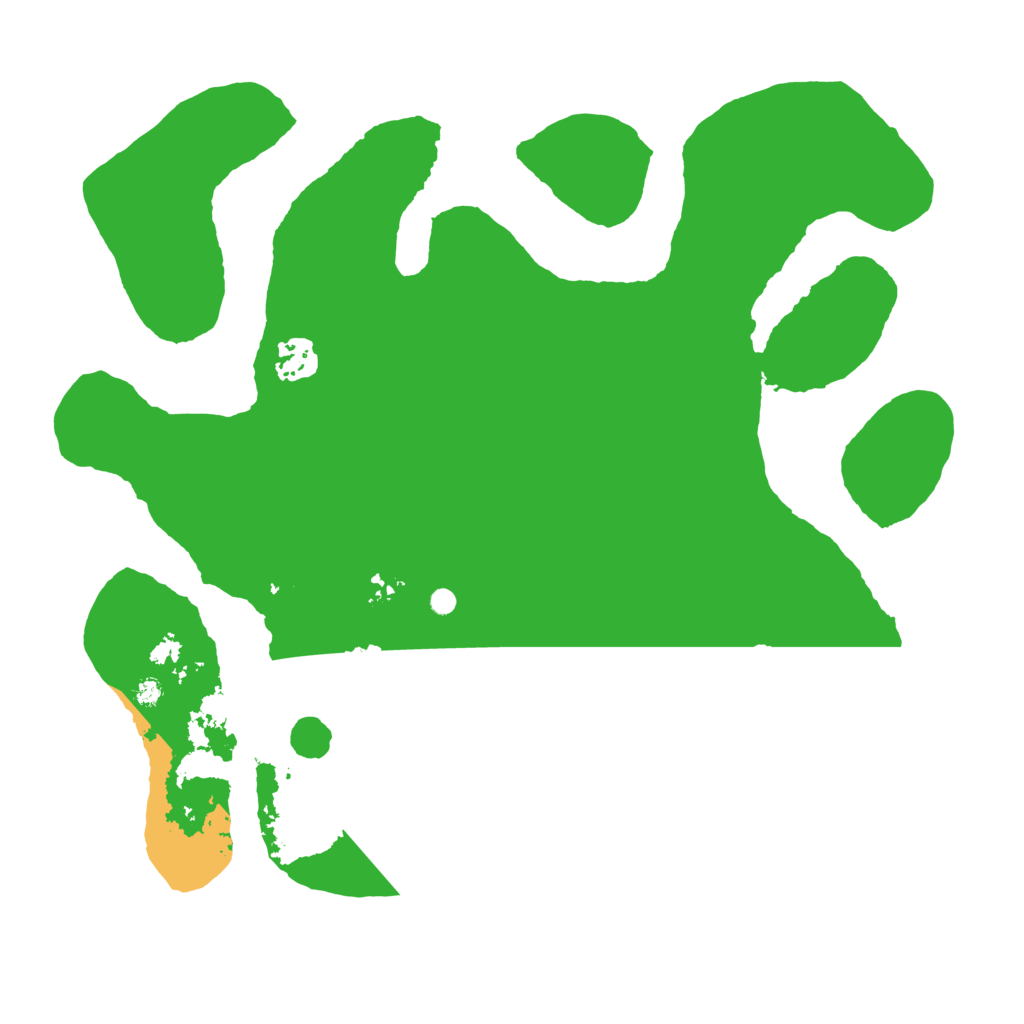 Biome Rust Map: Barren, Size: 3500, Seed: 3445