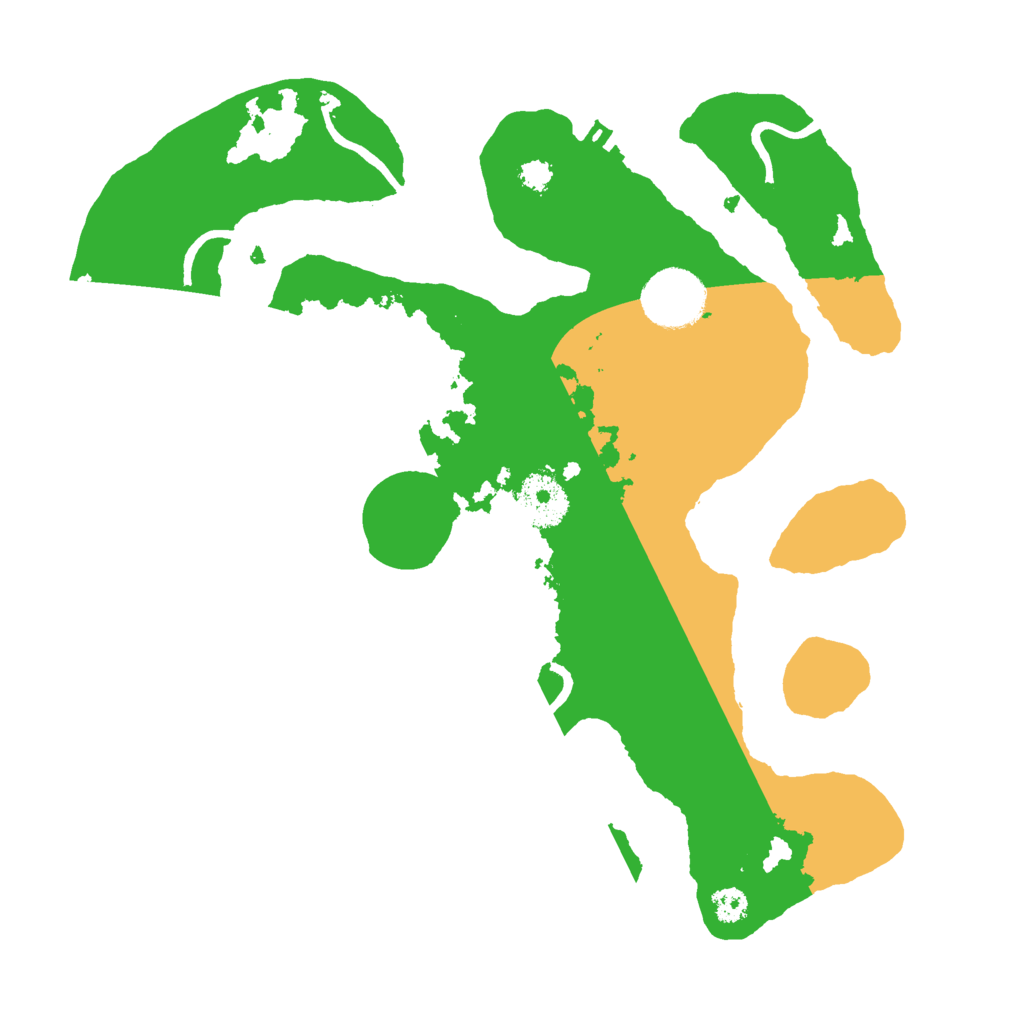 Biome Rust Map: Procedural Map, Size: 3000, Seed: 34963063