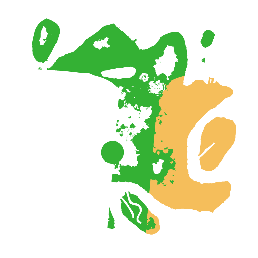 Biome Rust Map: Procedural Map, Size: 3000, Seed: 67843414