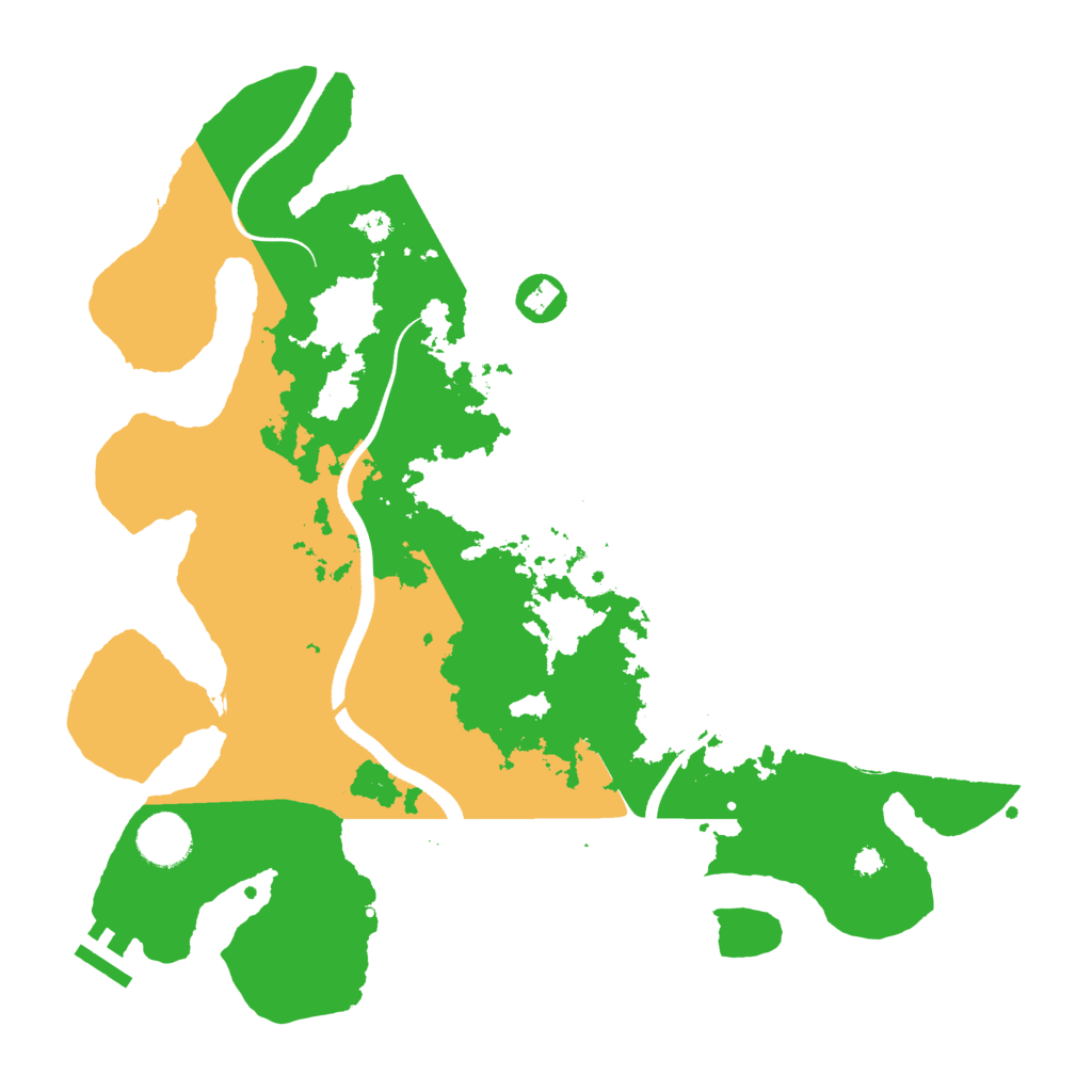 Biome Rust Map: Procedural Map, Size: 3560, Seed: 43424214