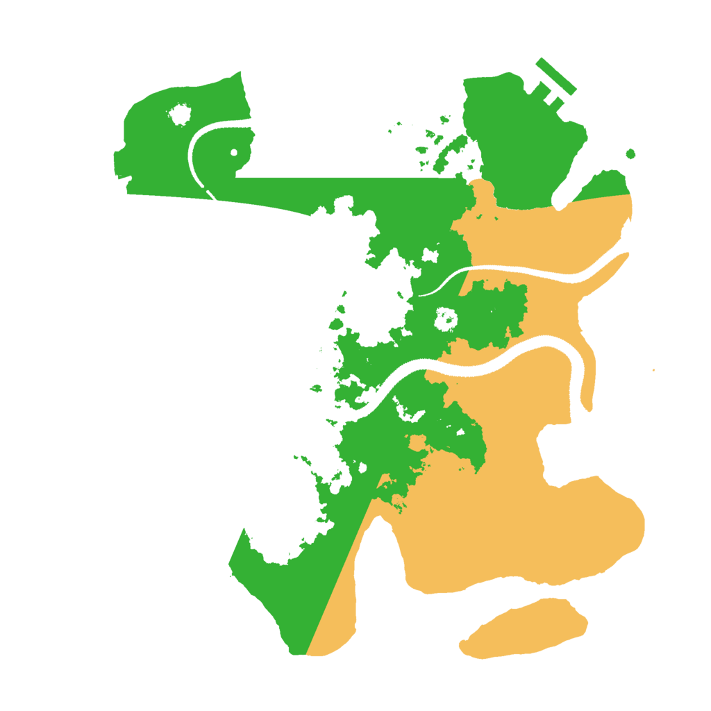 Biome Rust Map: Procedural Map, Size: 3000, Seed: 11232