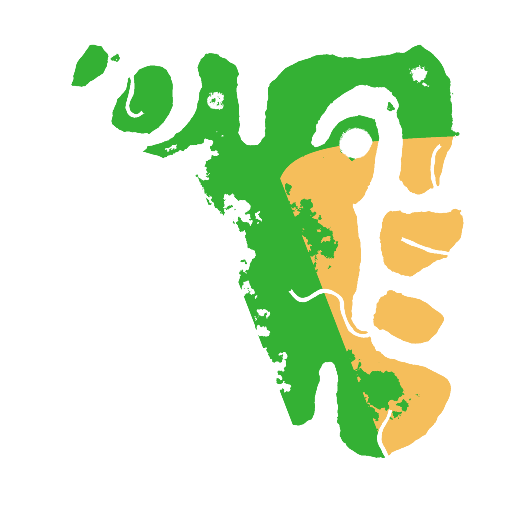 Biome Rust Map: Procedural Map, Size: 3000, Seed: 18239279