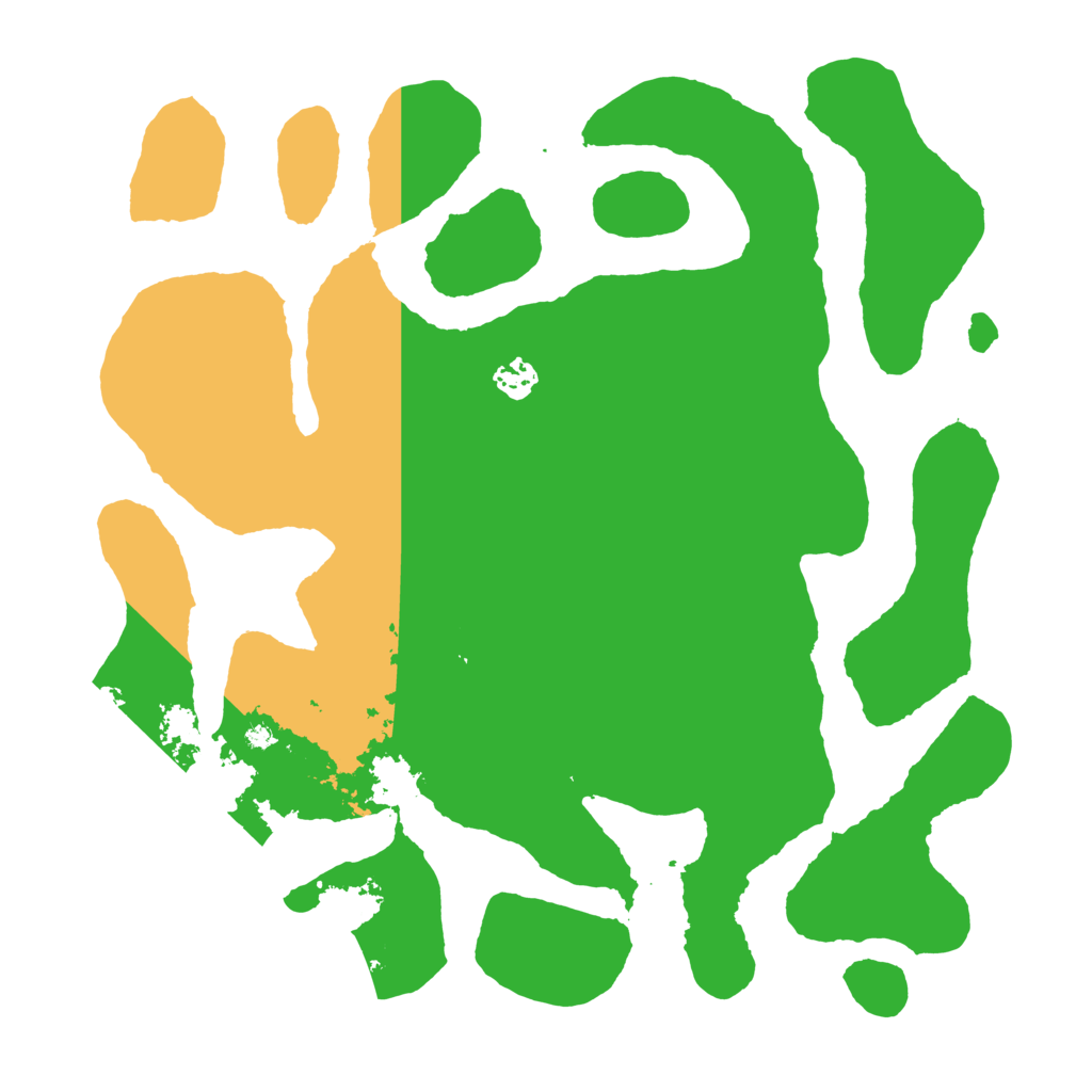 Biome Rust Map: Barren, Size: 4000, Seed: 2021666