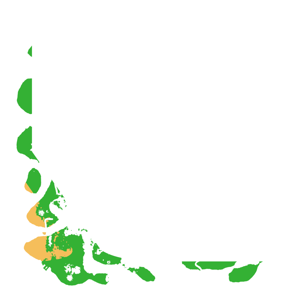 Biome Rust Map: Procedural Map, Size: 4500, Seed: 3242