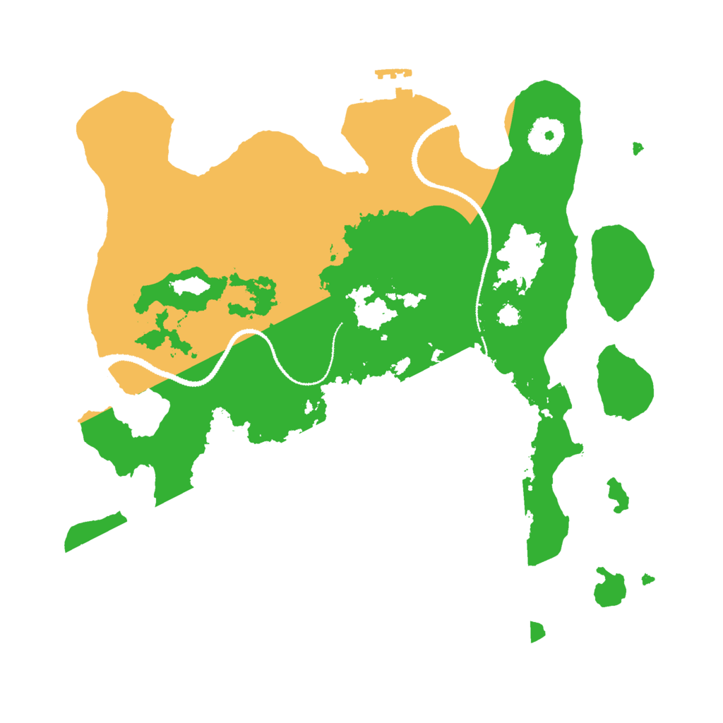 Biome Rust Map: Procedural Map, Size: 3000, Seed: 86753