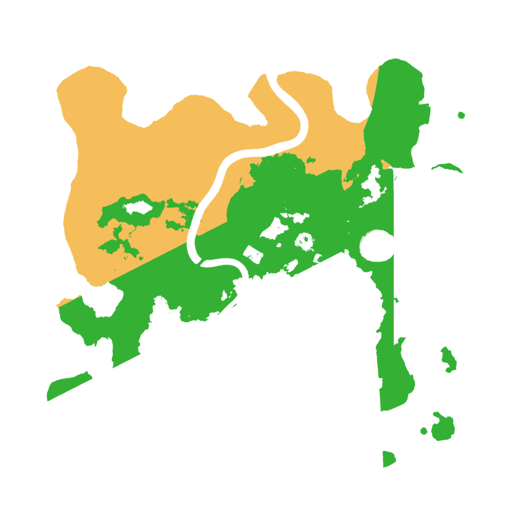 Biome Rust Map: Procedural Map, Size: 3000, Seed: 86753