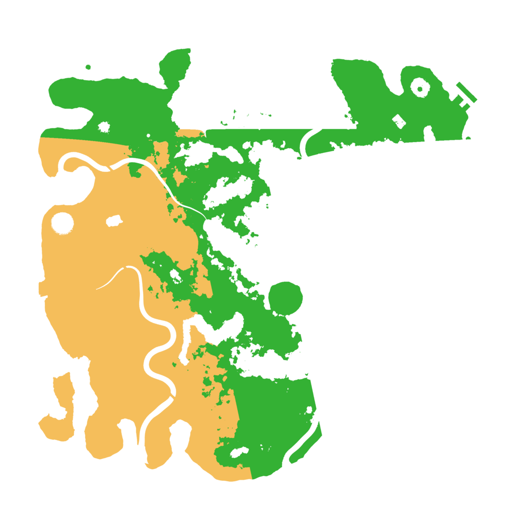 Biome Rust Map: Procedural Map, Size: 4096, Seed: 102308
