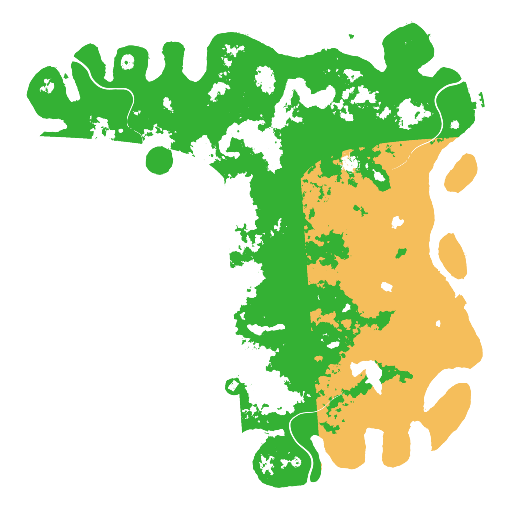 Biome Rust Map: Procedural Map, Size: 5150, Seed: 100