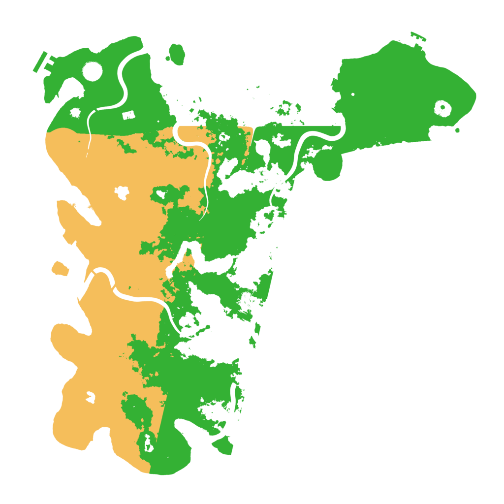 Biome Rust Map: Procedural Map, Size: 4500, Seed: 136918