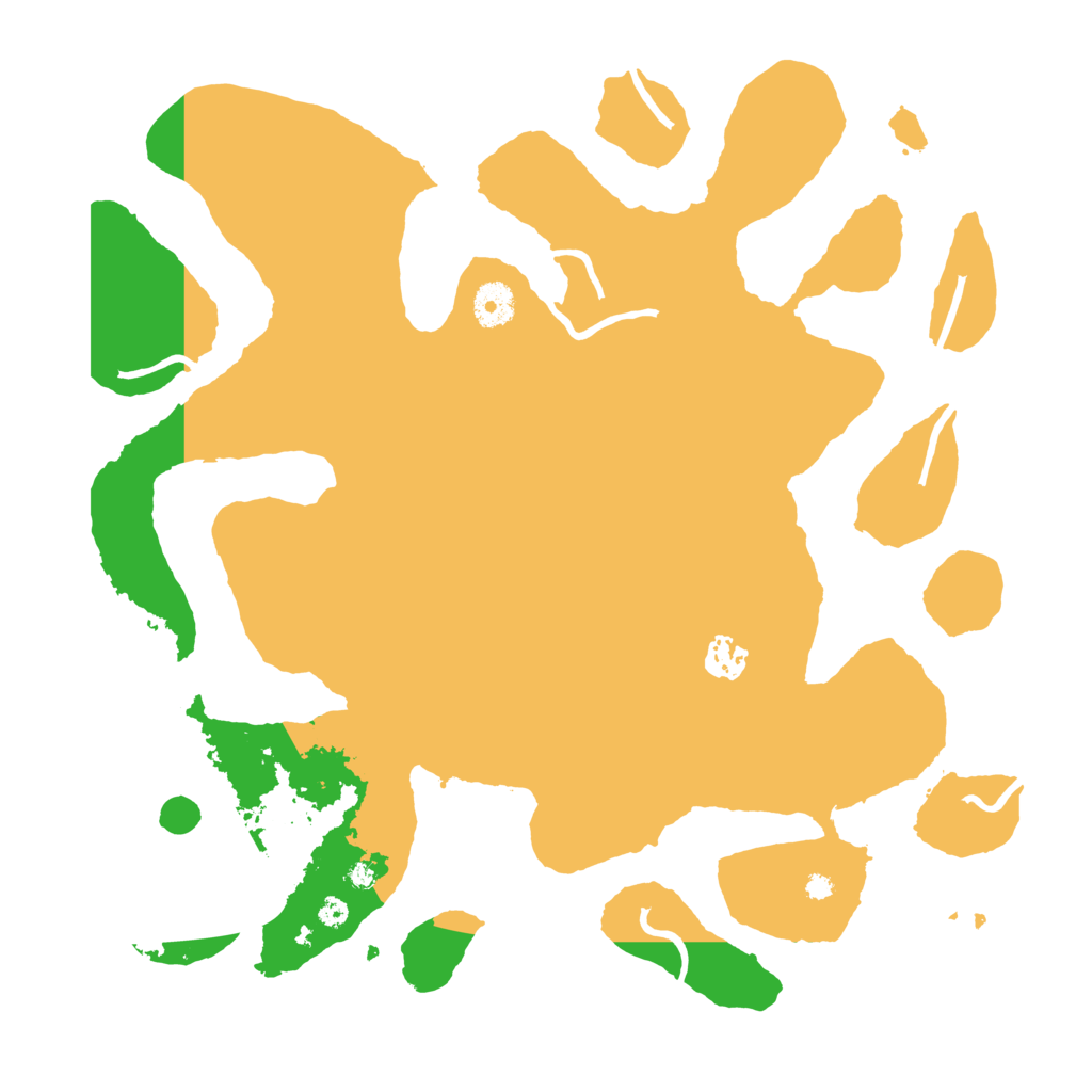 Biome Rust Map: Procedural Map, Size: 3800, Seed: 73467