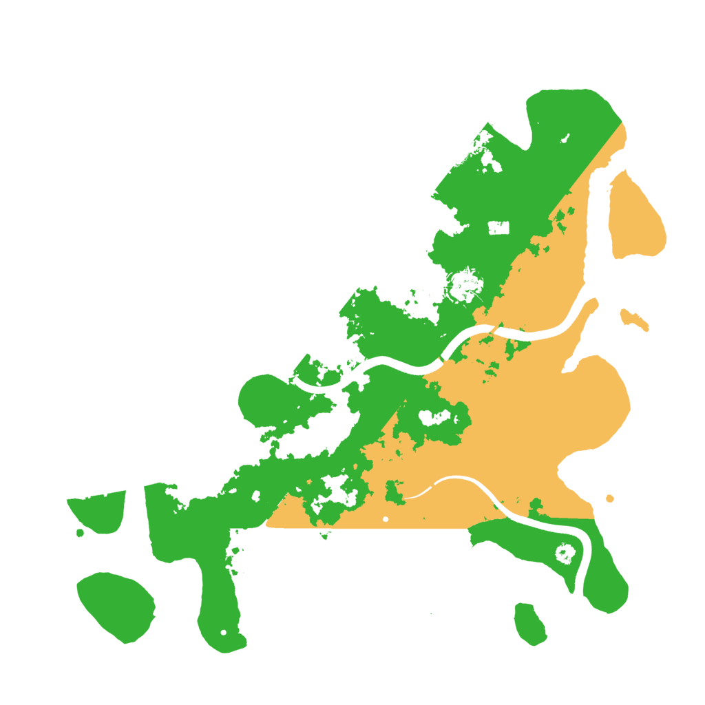 Biome Rust Map: Procedural Map, Size: 3600, Seed: 870