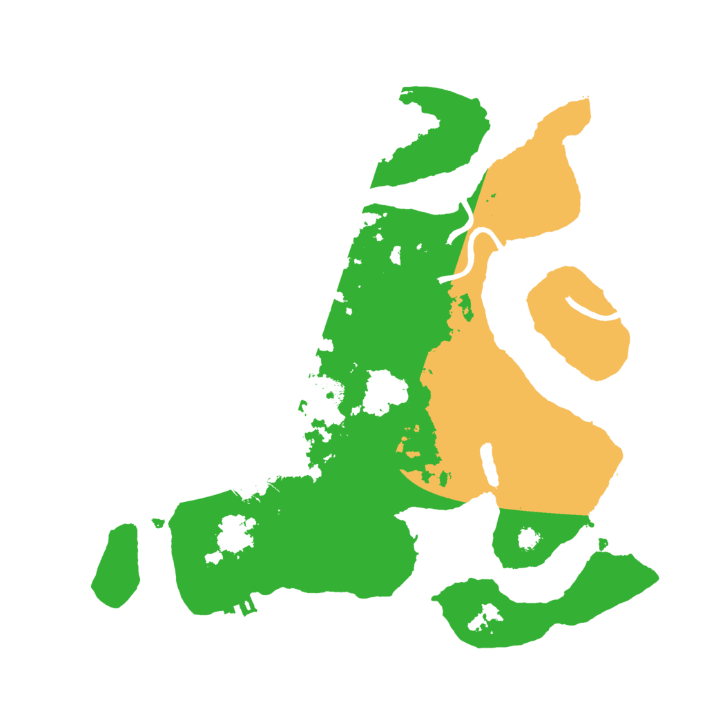Biome Rust Map: Procedural Map, Size: 3000, Seed: 2648665