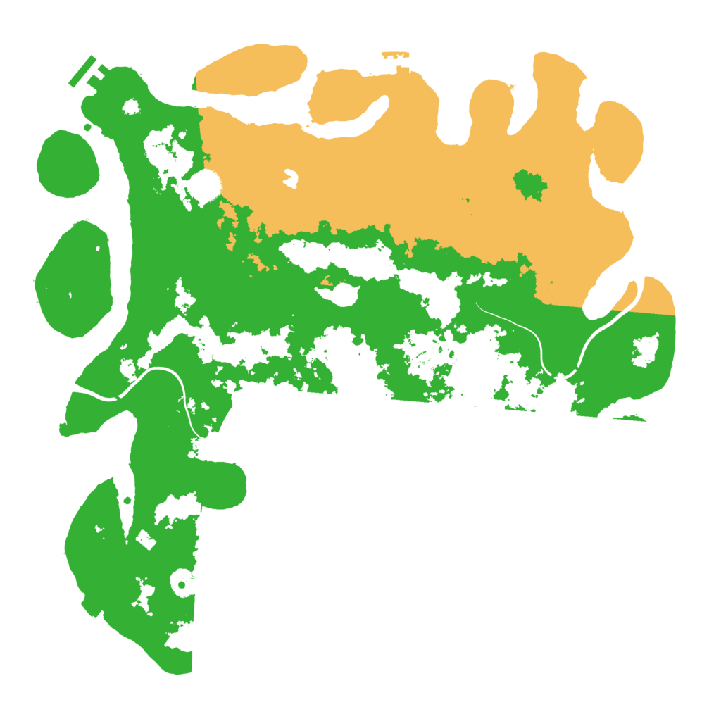 Biome Rust Map: Procedural Map, Size: 4000, Seed: 2117173246