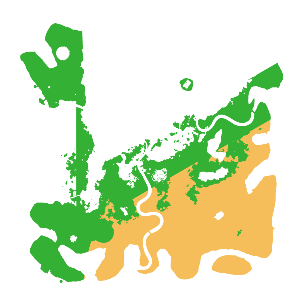 Biome Rust Map: Procedural Map, Size: 4000, Seed: 24570