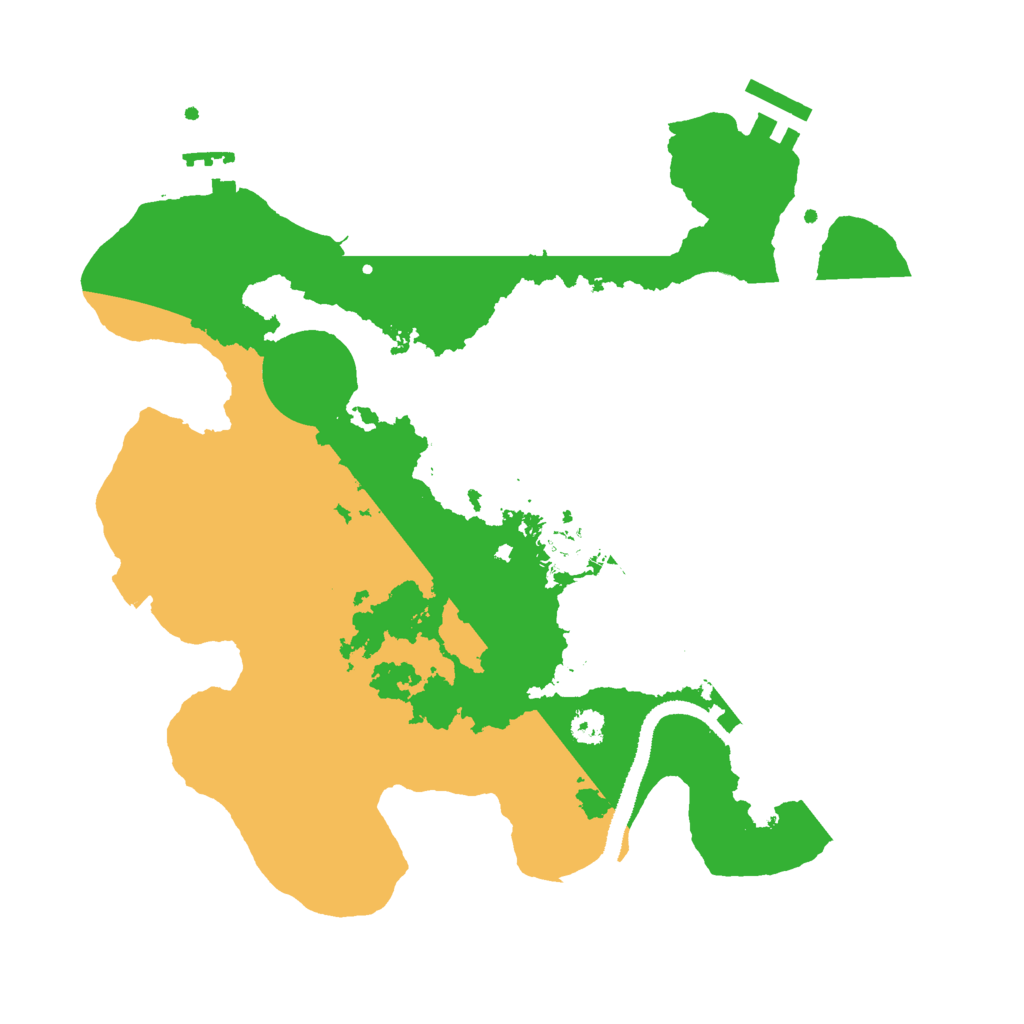 Biome Rust Map: Procedural Map, Size: 3000, Seed: 335592505