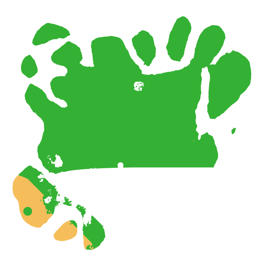 Biome Rust Map: Barren, Size: 4000, Seed: 1158291659