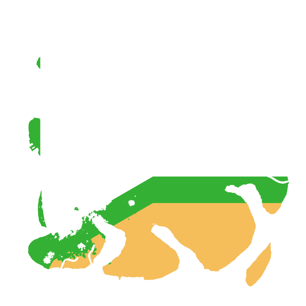 Biome Rust Map: Procedural Map, Size: 3700, Seed: 224340247