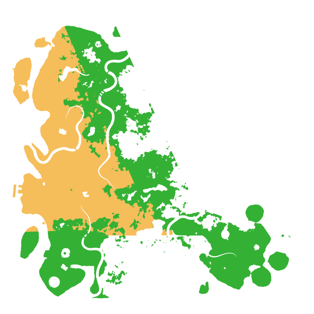 Biome Rust Map: Procedural Map, Size: 5000, Seed: 5004